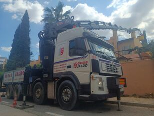 Volvo FM 480 CON GRÚA HIAB 1055E-8 HIPRO CON JIB  camión caja abierta