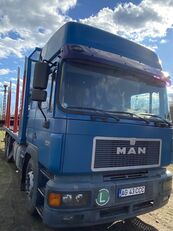 MAN F2000 camión maderero + remolque maderero
