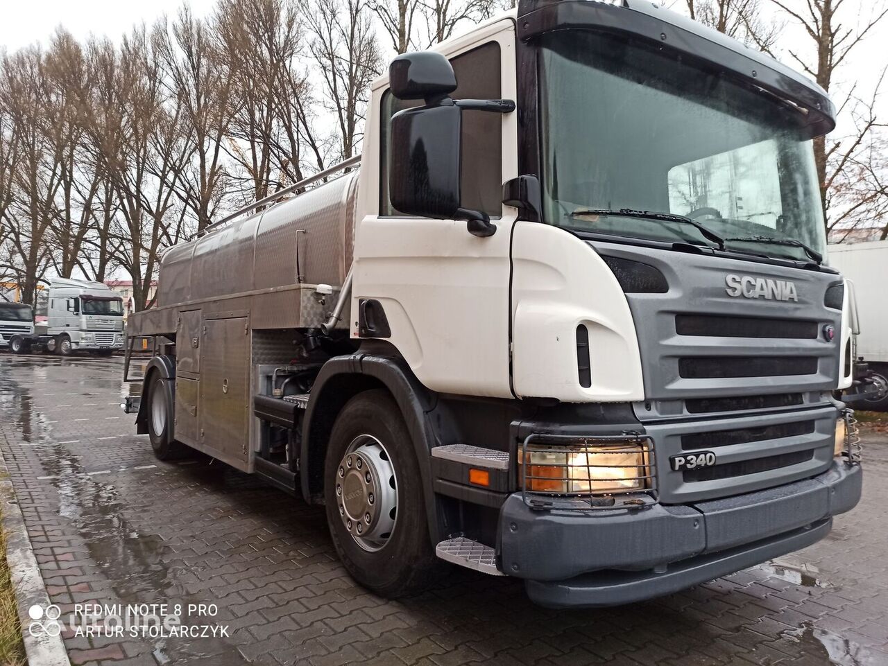 Scania P340 camión para transporte de leche