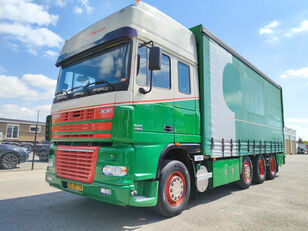 DAF XF 95.430 8x2 SuperSpaceCab Euro3 - CurtainSider 7.31m + Ramp 16 camión portacoches
