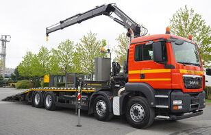 MAN TGS 35.360 E5 EEV 8×2 / HDS HIAB XS 166 HIDUO / Tow truck camión portacoches