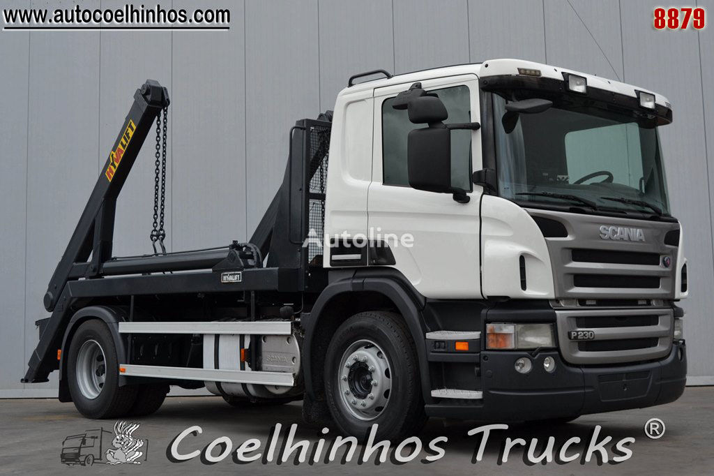 Scania P 230 camión portacontenedores