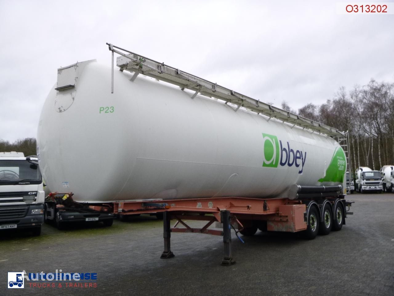 LAG Powder tank alu 60.5 m3 (tipping) cisterna silo