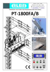 plataforma suspendida PT ALBA 1800FA/B nueva