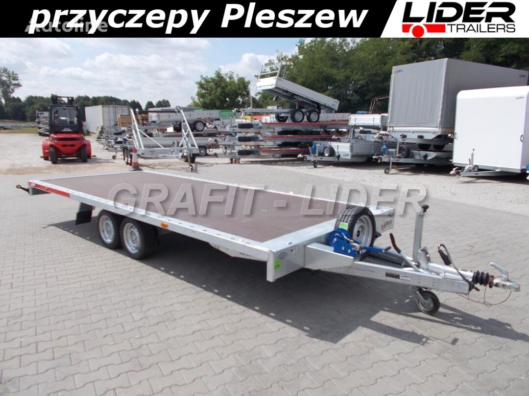 Temared Car transporter trailer TM-167 przyczepa 507x211x30cm, ciężarowa remolque portacoches nuevo