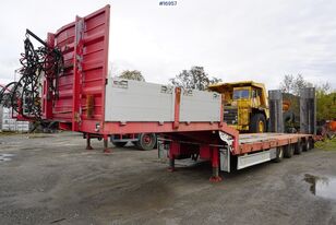 Damm 2011 Damm 4 axle machine trailer with ramps and manual widening semirremolque de cama baja