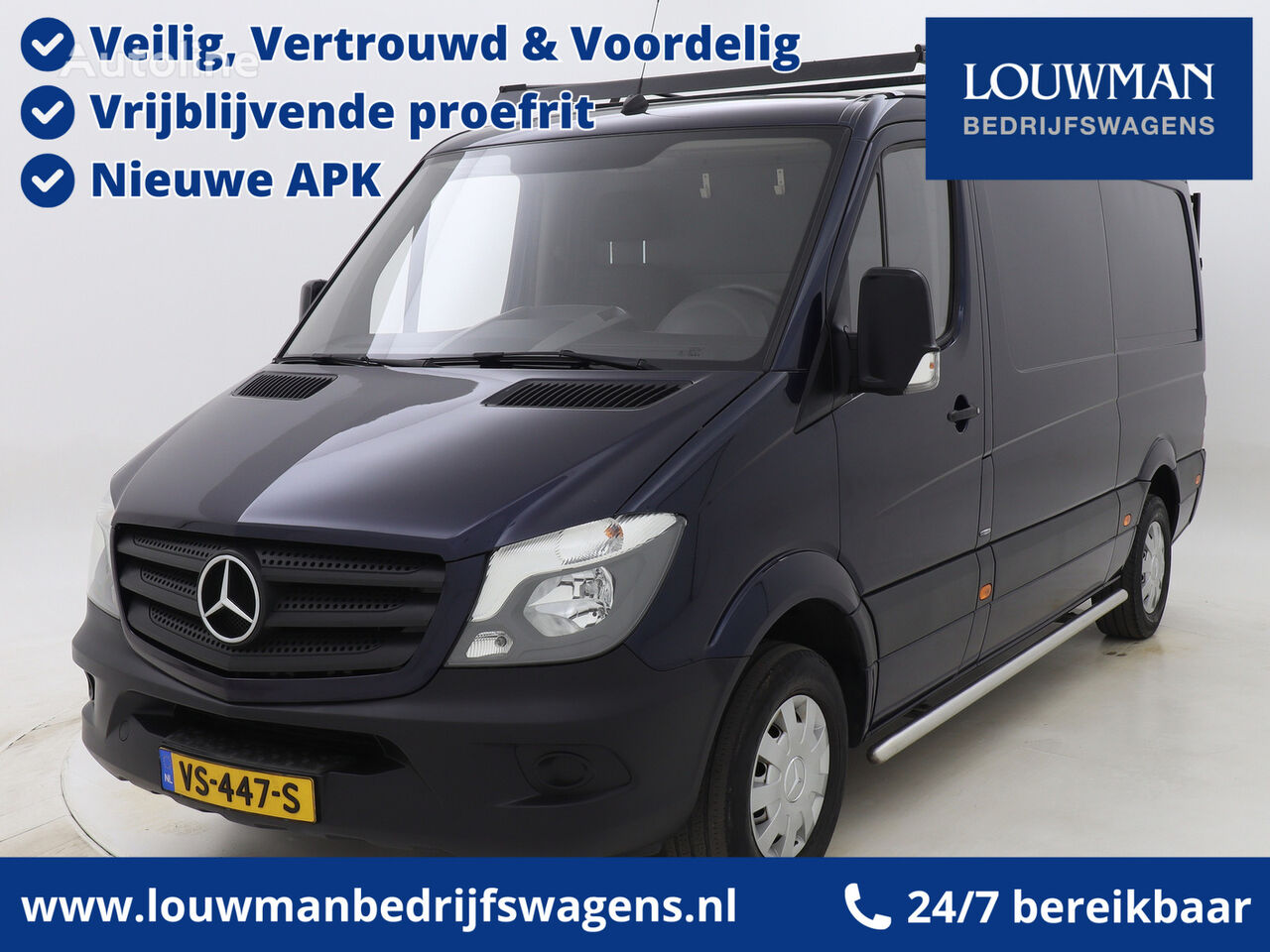 Mercedes-Benz Sprinter 213 2.2 CDI 366 L2H1 95322km N.A.P. Cavansite Blue Meta furgoneta